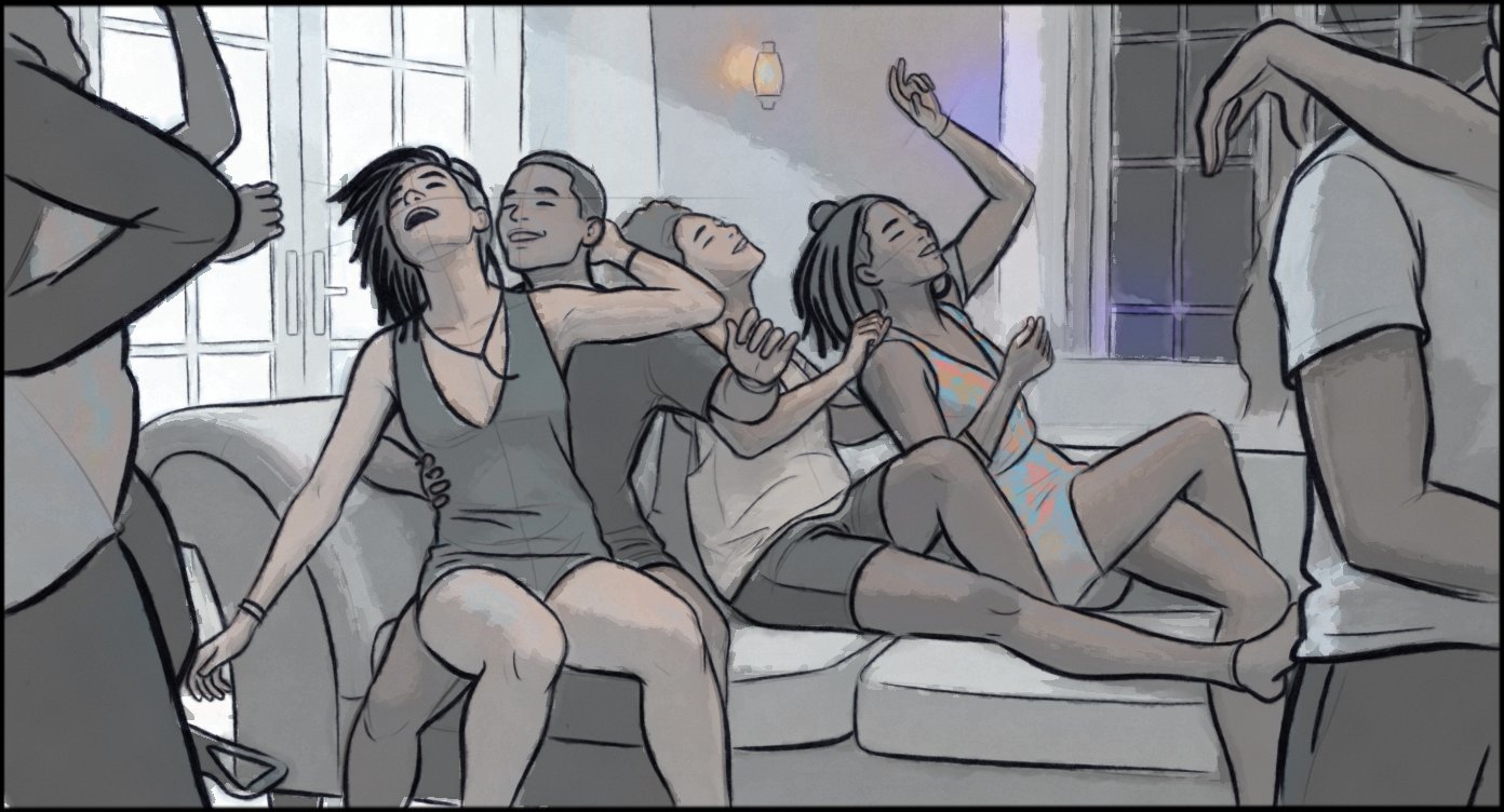 Music Video - Choreography - storyboard frame 6 by Dakota Warren